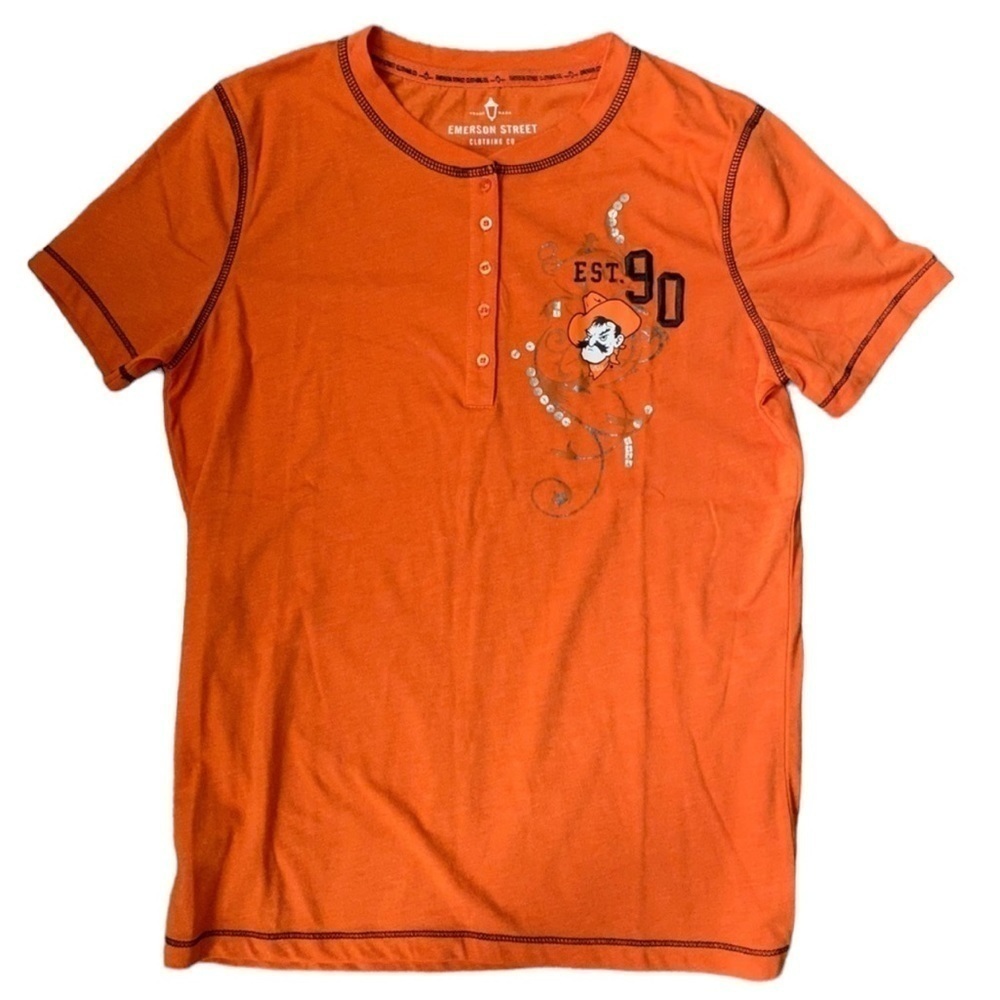 Oklahoma state university orange shirt size small